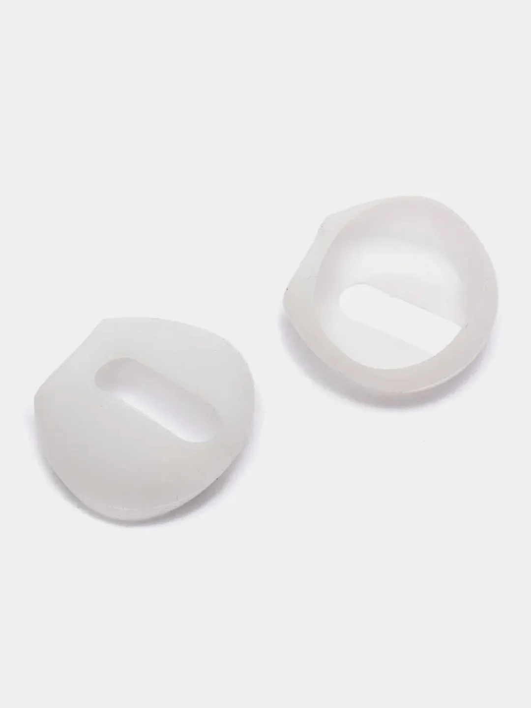 Белый противоударный мягкий силиконовый чехол для наушников Apple Airpods, сменные беруши