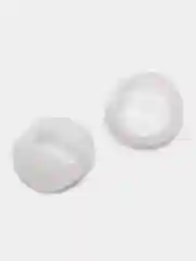 Белый противоударный мягкий силиконовый чехол для наушников Apple Airpods, сменные беруши