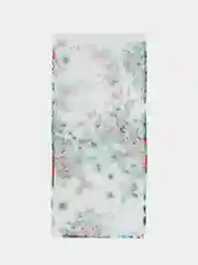 Салатовый полотенце кухонное из рогожки "Новый год"