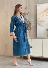 Халат женский без капюшона, ткань -махра, хлопок 100%, размеры- L, XL, XXL, 3XL, 4XL, 5XL, 6XL, 7XL