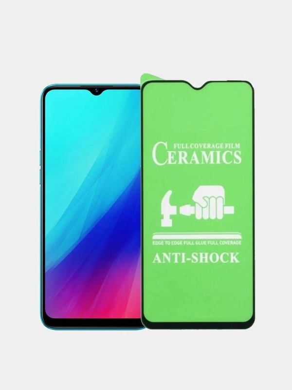 Гибкое стекло Ceramics на Realme C3, C11, C12, C15, C20, C21, 6i
