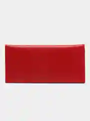 Красный кошелек женский из натуральной кожи, в подарочной коробке, тонкий, кожаный