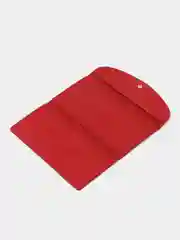 Красный кошелек женский из натуральной кожи, в подарочной коробке, тонкий, кожаный