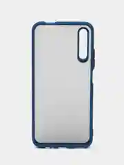 Синий чехол противоударный, матовый, для Huawei Y9S