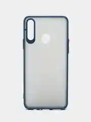 Синий чехол противоударный матовый для Samsung A20S