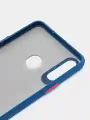 Синий чехол противоударный матовый для Samsung A20S