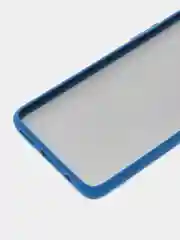 Синий чехол противоударный матовый для Samsung A20S