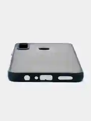 Черный чехол противоударный матовый для Samsung A20S