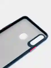 Черный чехол противоударный матовый для Samsung A20S