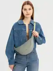 Мятный женская сумка/Сумка через плечо