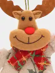 Бежевый новогодняя подвесная игрушка
