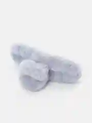 Лазурный крабик для волос меховой , пушистый