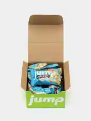 Голубой протеиновые шоколадные конфеты JUMP BIO CRISPY, без сахара, 8 штук, 250 г