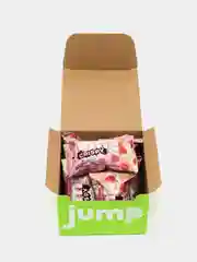 Розовый протеиновые шоколадные конфеты JUMP BIO CRISPY, без сахара, 8 штук, 250 г