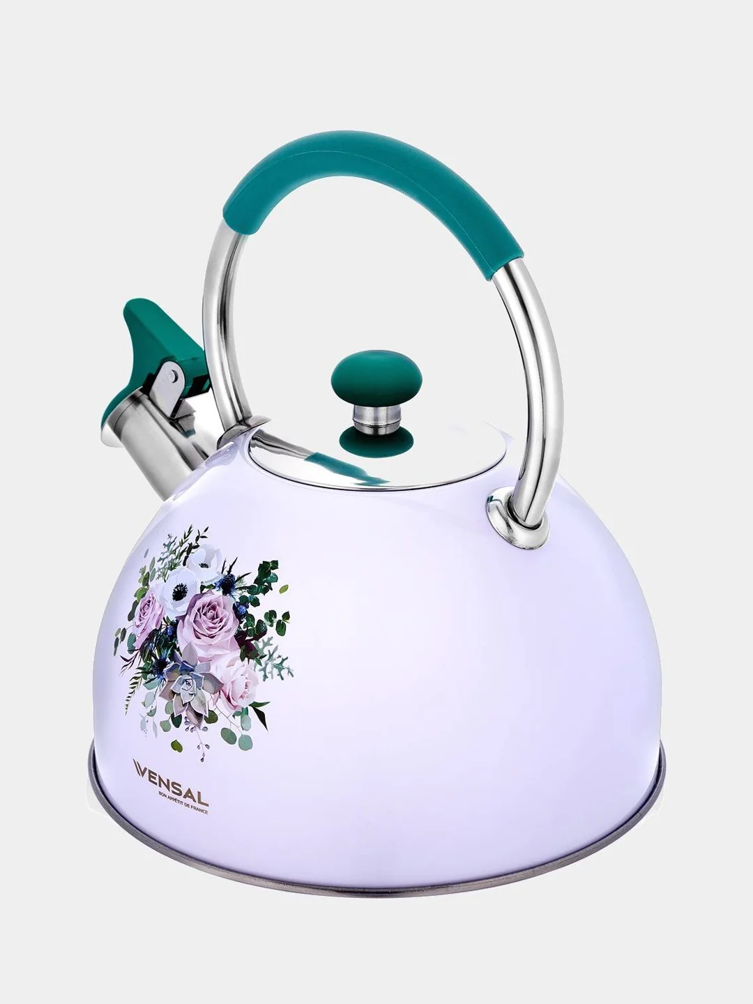 Чайник из нержавеющей стал Vensal Provence VS3000 со свистком 2,5 л