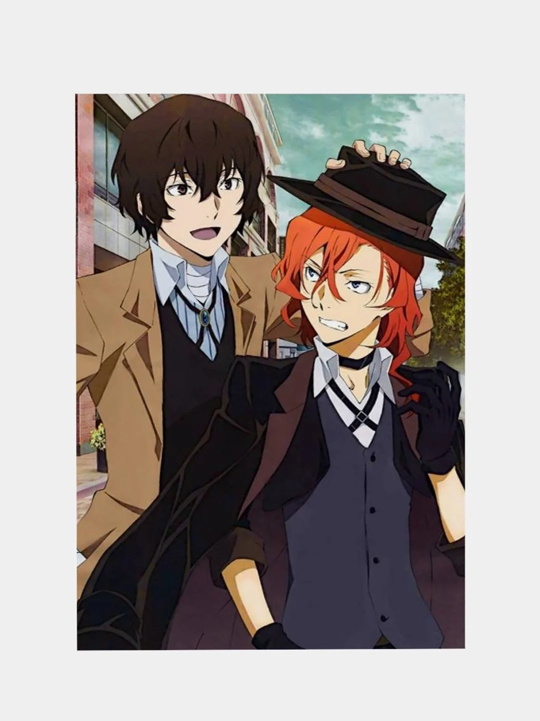 Хаки плакат аниме Бродячие псы, Блич, Bungou stray dogs, Bleach