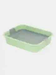 Лайм лоток для кошачьего туалета с сеткой