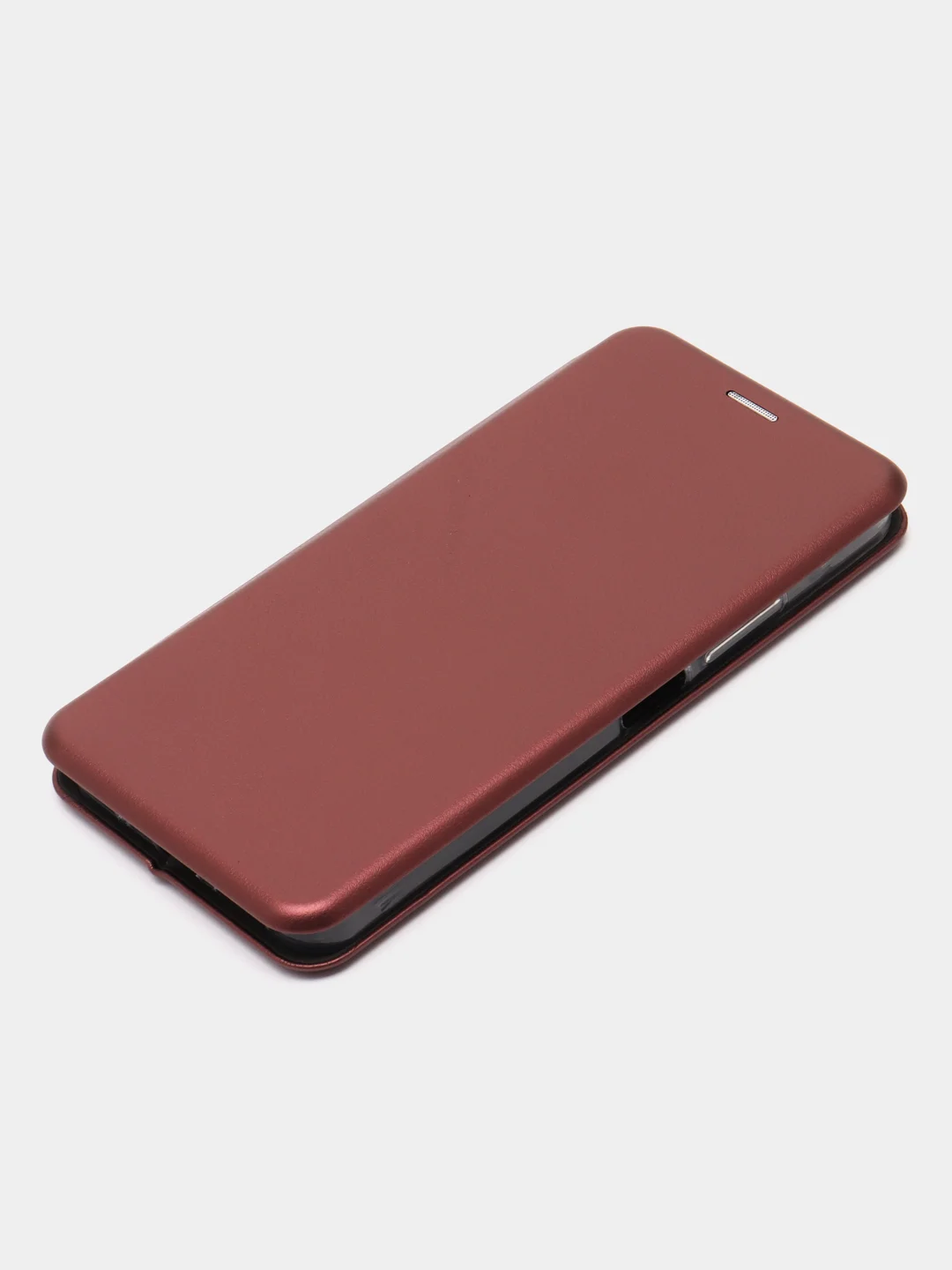 Бордовый чехол-книжка для Xiaomi Redmi 12