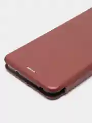 Бордовый чехол-книжка для Xiaomi Redmi 12