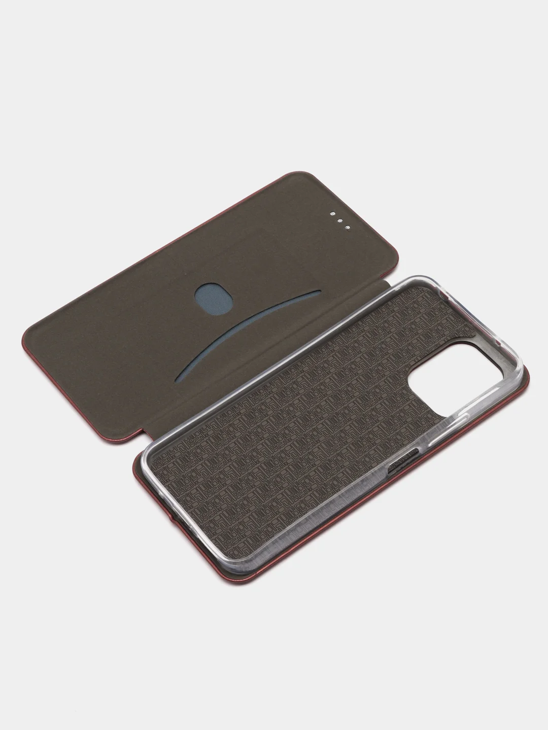 Бордовый чехол-книжка для Xiaomi Redmi 12