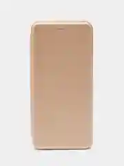 Золотой чехол-книжка для Xiaomi Redmi 12