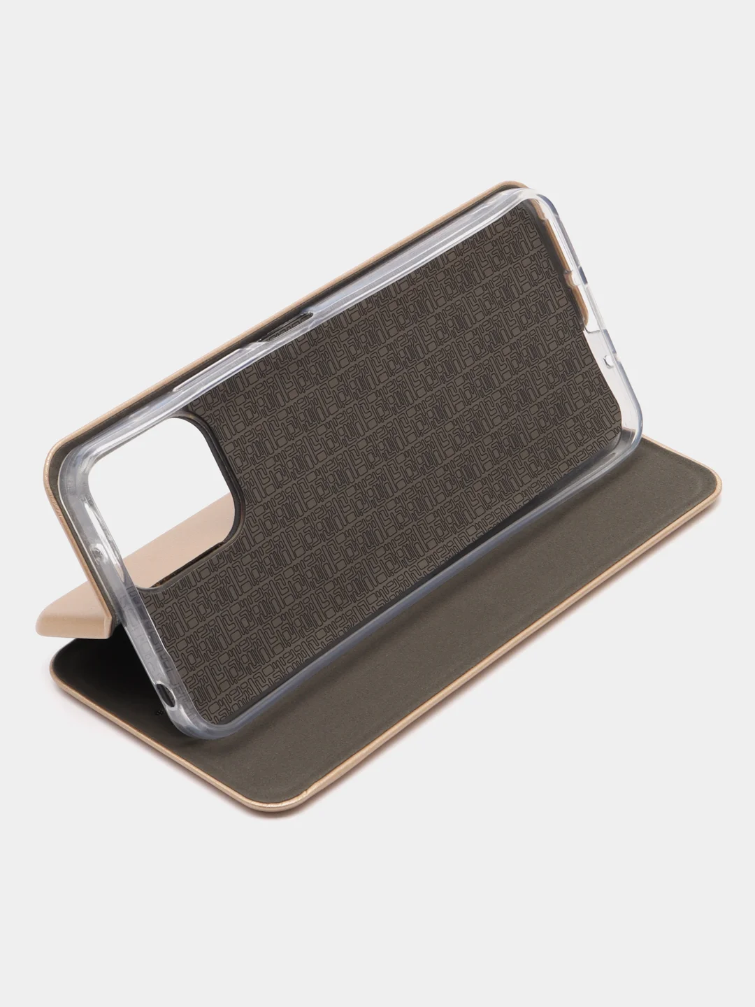 Золотой чехол-книжка для Xiaomi Redmi 12