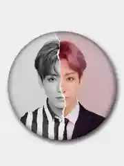 Бежевый значки BTS K-pop, БТС