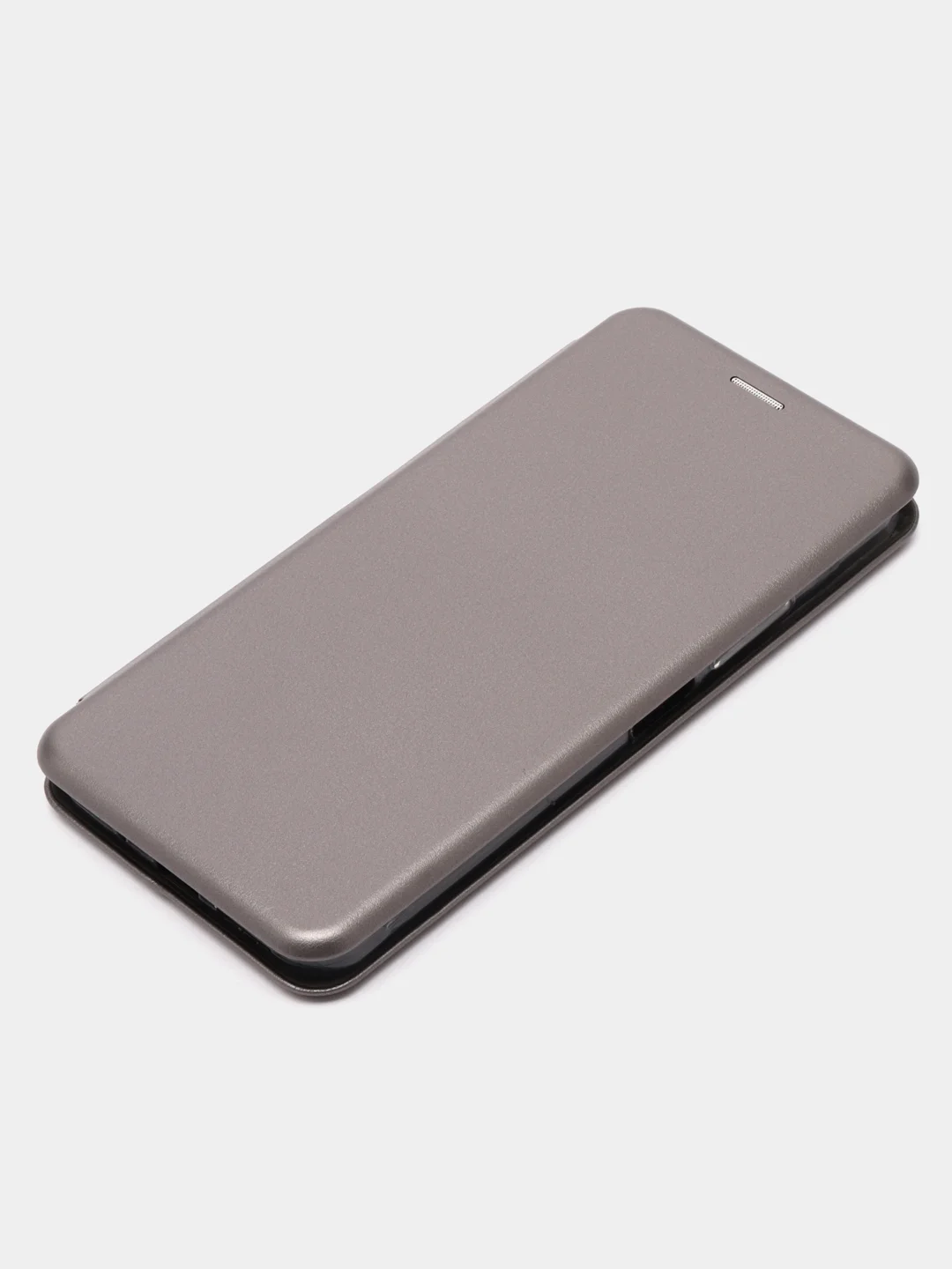 Серебряный чехол-книжка для Xiaomi Redmi 12
