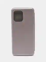 Серебряный чехол-книжка для Xiaomi Redmi 12