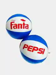 Синий мяч Надувной С Погремушкой Coca-Cola, Pepsi, Fanta, Sprite 30 см 5 Цветов INTEX