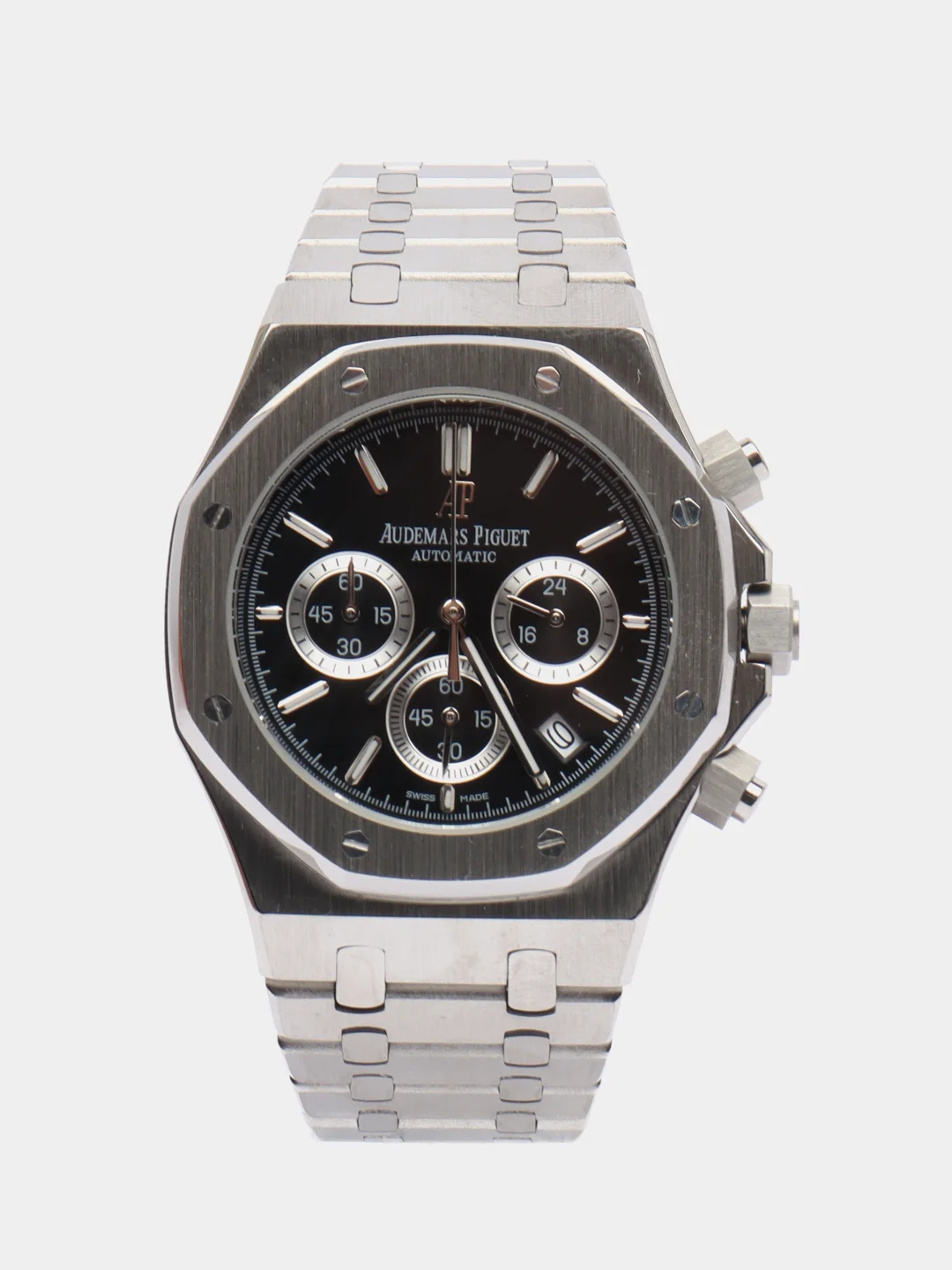 Серебряный часы наручные мужские Audddemars Piguet