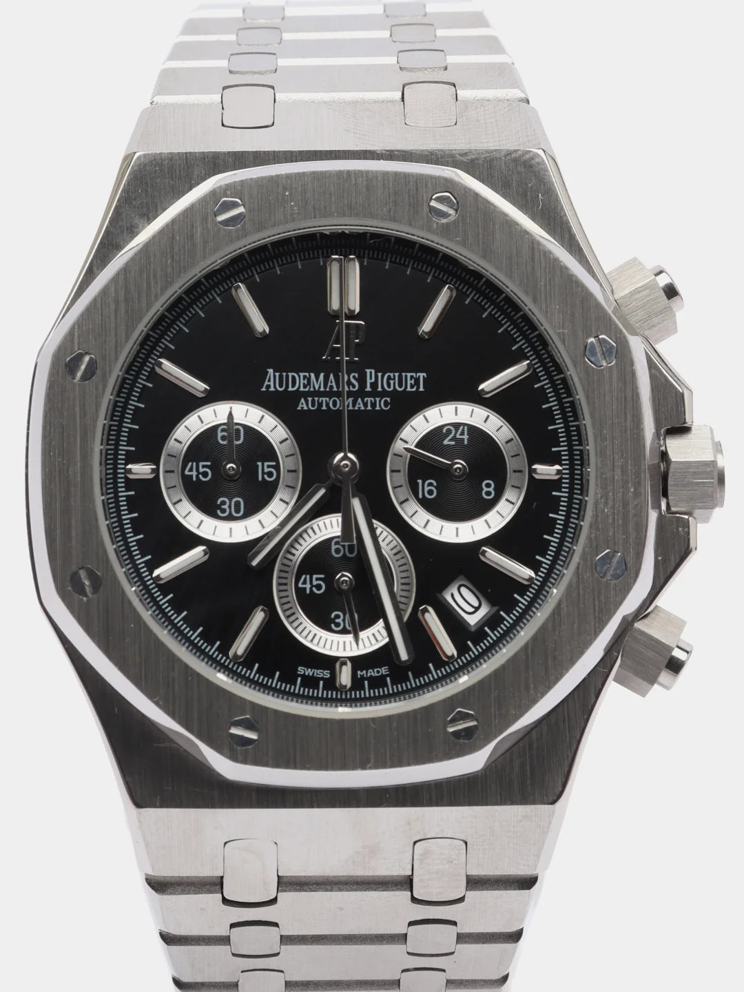 Серебряный часы наручные мужские Audddemars Piguet