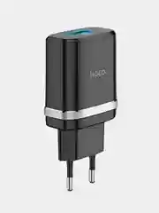 Зарядный блок Hoco C12Q с быстрой зарядкой 18W Черный
