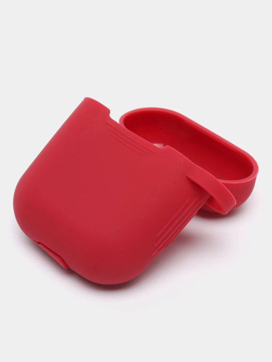 Багровый силиконовый чехол для наушников AirPods 1 / 2 / TWS i9s i10 i11 i12 i13 i14 i15 i100