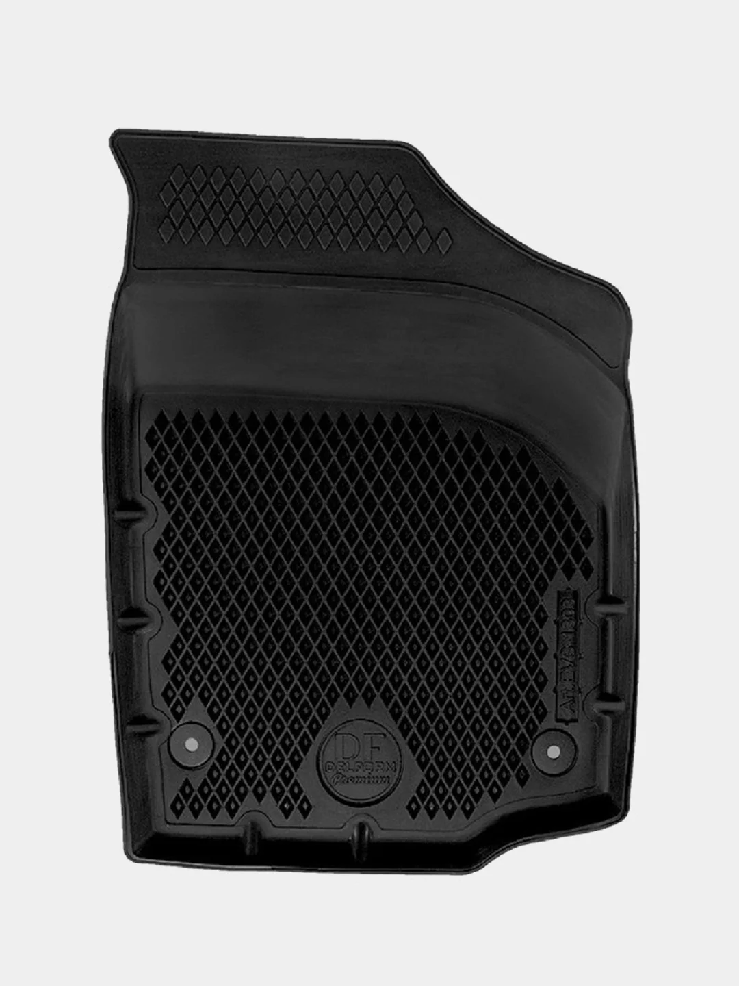Черный коврики EVA 3D в салон Skoda Rapid (2013-), Volkswagen Polo VI LB (2020-)
