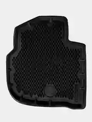 Черный коврики EVA 3D в салон Skoda Rapid (2013-), Volkswagen Polo VI LB (2020-)