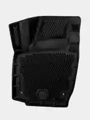 Черный коврики EVA 3D в салон Skoda Rapid (2013-), Volkswagen Polo VI LB (2020-)