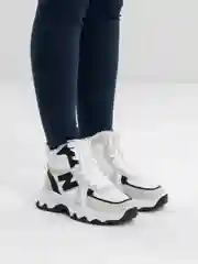 Белый женские кроссовки, зимние, утепленные