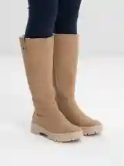 Бежевый сапоги зимние, женские Rieker