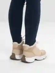 Бежевый женские кроссовки, зимние, утепленные