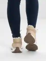 Бежевый женские кроссовки, зимние, утепленные