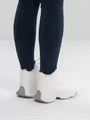 Бежевый женские кроссовки, зимние, утепленные