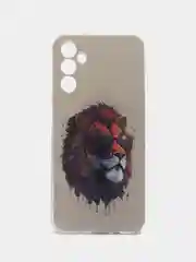 Приглушённый хаки чехол для Samsung Galaxy A14 / Самсунг Галакси А14, силиконовый, с рисунком
