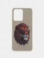 Приглушённый хаки чехол на Xiaomi Redmi Note 12 4G / Сяоми Редми Нот 12 4Г, силиконовый, с рисунком