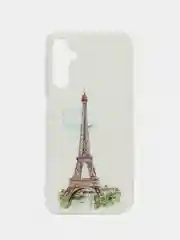 Лазурный чехол для Samsung Galaxy A24 / Самсунг Галакси А24, силиконовый, с рисунком