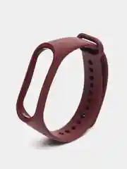 Багровый силиконовый ремешок для Xiaomi Mi Band 3, Mi Band 4, Сяоми Ми бэнд 3,4