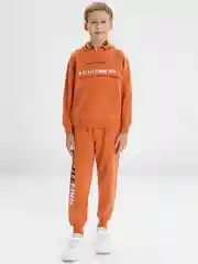Терракотовый костюм спортивный для мальчика: толстовка и брюки