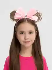 Красный ободок детский "Мышка"