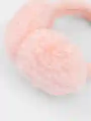 Розовый меховые наушники / Утепленные наушники