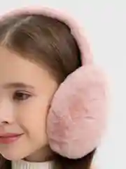 Кремовый меховые наушники / Утепленные наушники